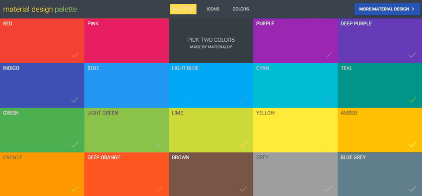 Инструмент для подбора цветовых схем
