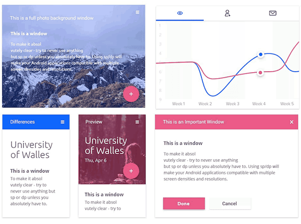 Материальный дизайн для Photoshop