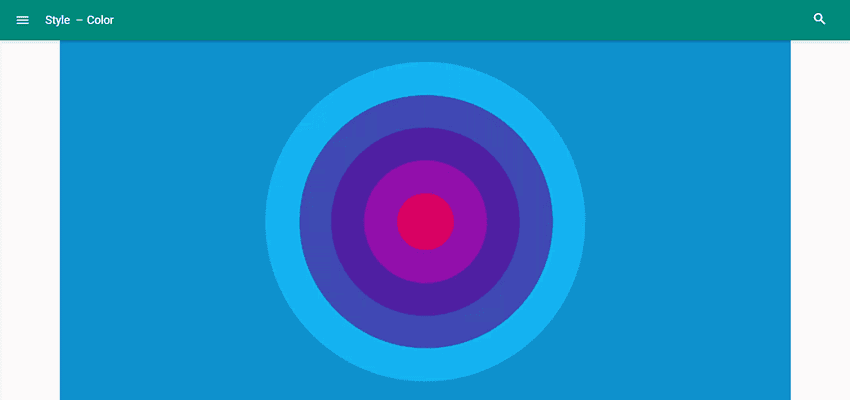 Стиль - цвет: официальное руководство Google