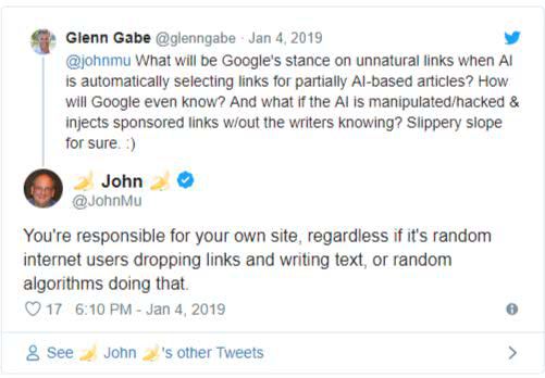 Google все равно, кто создает некачественные ссылки