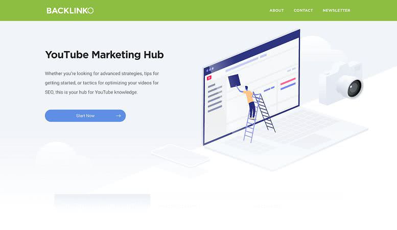 Страница-хаб со статьями в блоге