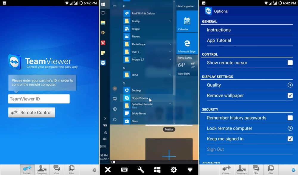 Топ-5 бесплатных приложений Android для удаленного доступа к ПК